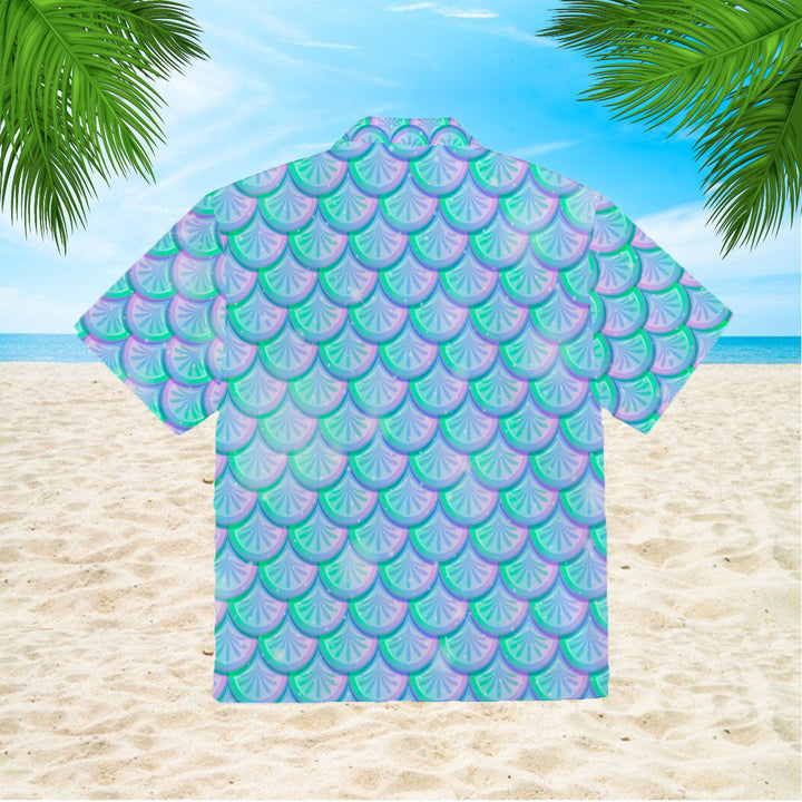 Colorful Mermaid Scales Hawaiian Shirt | For Men & Women | HW402-BehighStyle