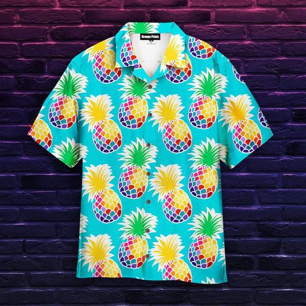 Colorful Pineapples Aloha Hawaiian Shirt | For Men & Women | HW758-BehighStyle