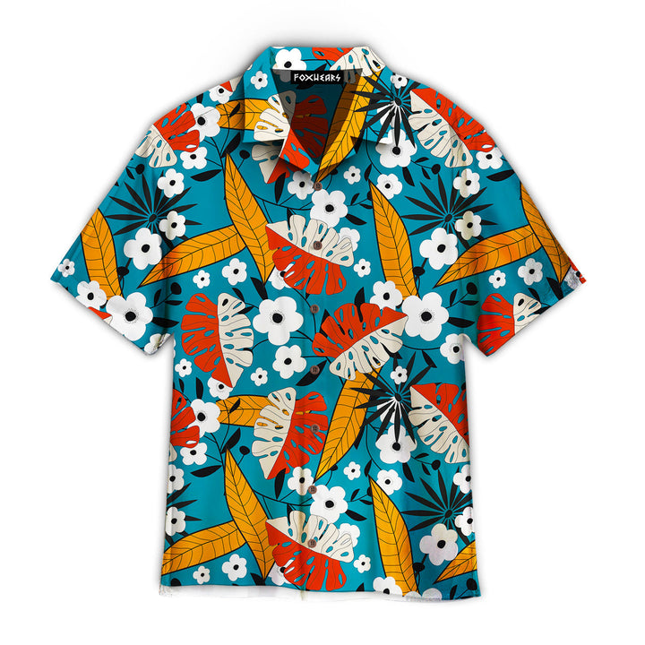 Colorful Tropical Floral Pattern Hawaiian Shirt | For Men & Women | HW1943-BehighStyle