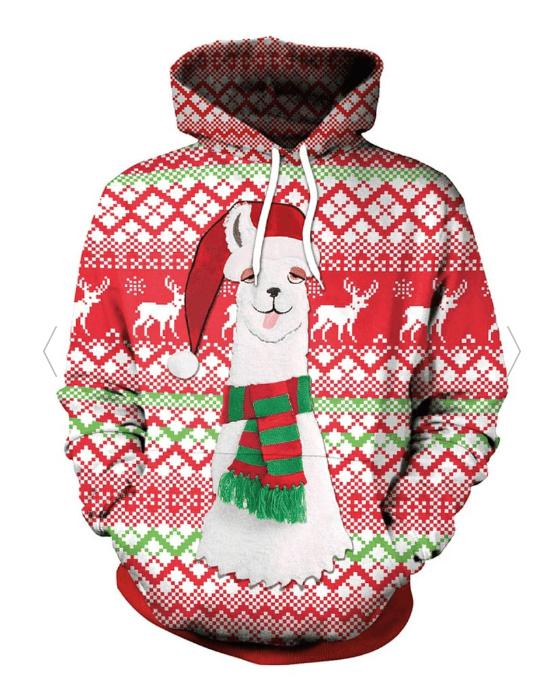 Cool Llama Christmas 3D All Over Print | Adult | HP2915