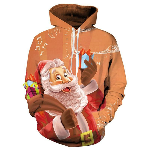 Cool Santa Claus Couple Xmas 3D All Over Print | Adult | HP2638