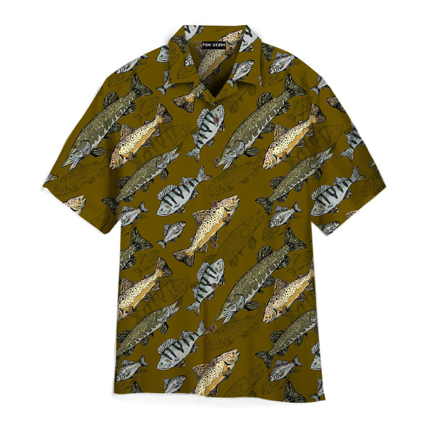 Cool Trout Fishing Hawaiian Shirt | For Men & Women | HW1940-BehighStyle