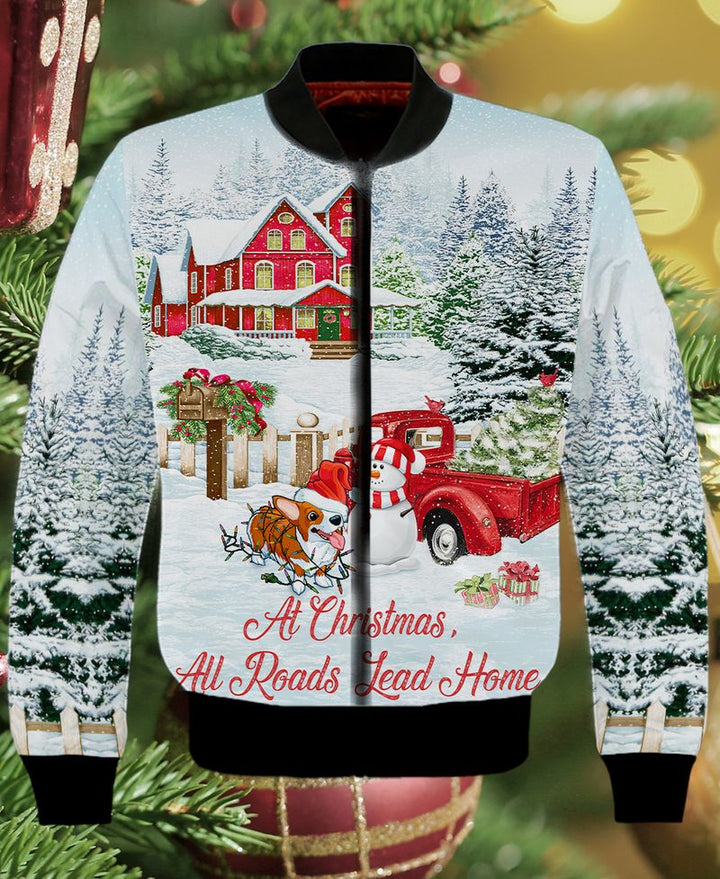 Corgi Beautiful Christmas 3D All Over Print | For Men & Women | Adult | HP2013-BehighStyle