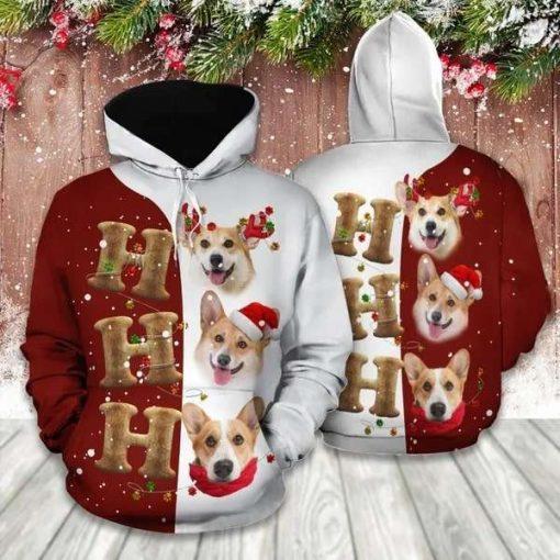 Corgi Christmas Funny 3D All Over Print | Adult | HP2464