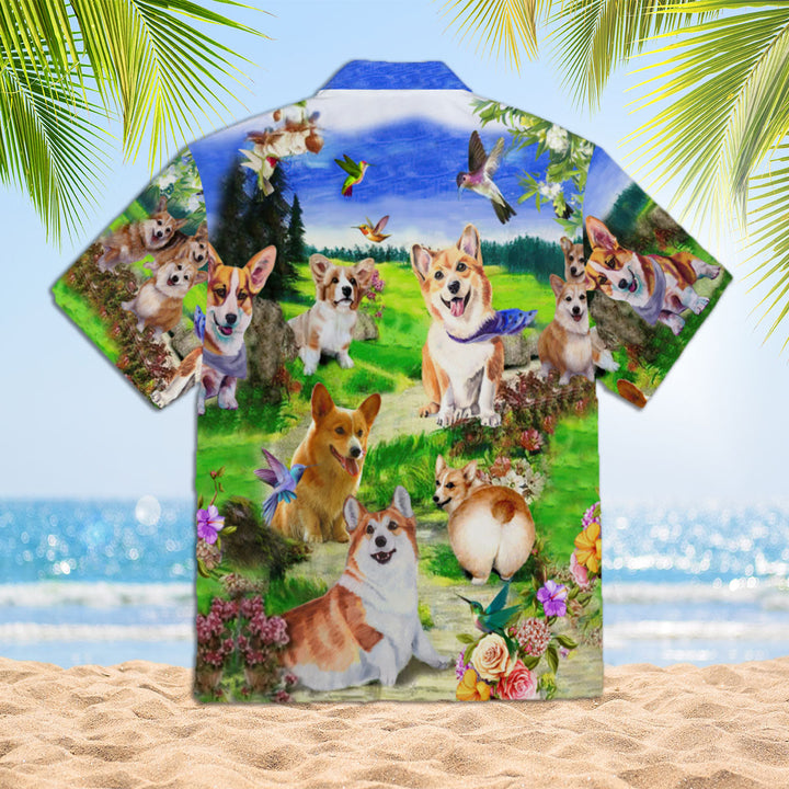 Corgi Cute Dog Hawaiian Shirt | For Men & Women | HW2017-BehighStyle
