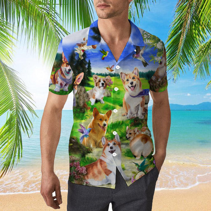Corgi Cute Dog Hawaiian Shirt | For Men & Women | HW2017-BehighStyle