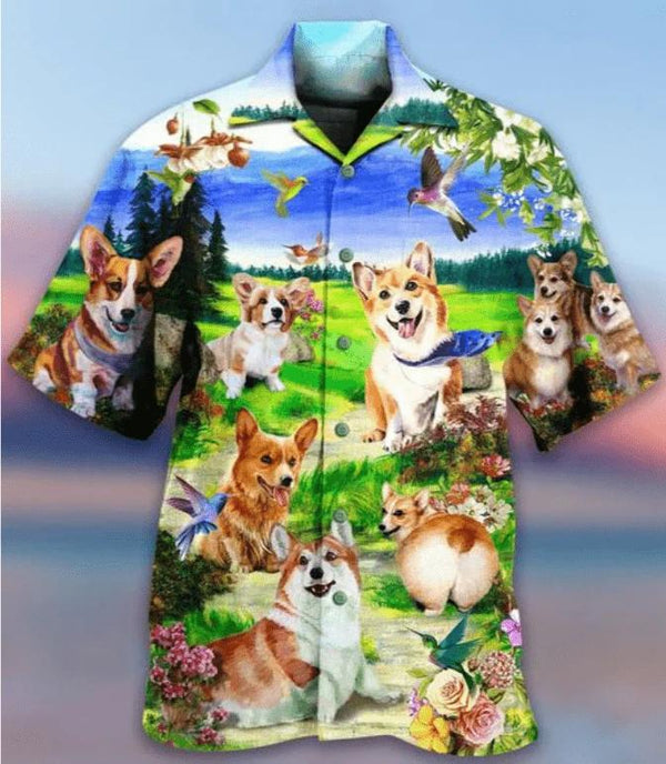 Corgi Cute Dog Hawaiian Shirt | For Men & Women | HW2017-BehighStyle