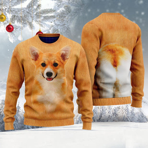 Corgi Dog Ugly Christmas Sweater | For Men & Women | Adult | US1307-BehighStyle
