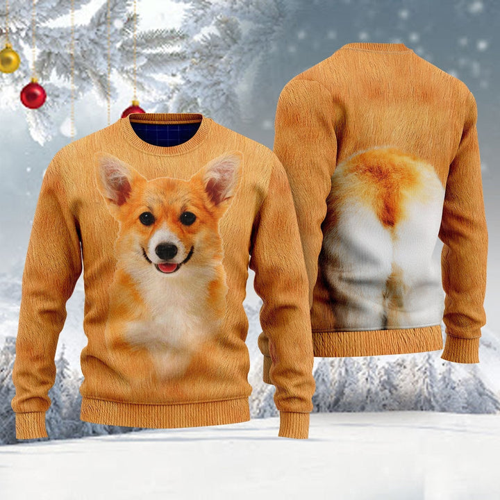 Corgi Dog Ugly Christmas Sweater | For Men & Women | Adult | US1307-BehighStyle