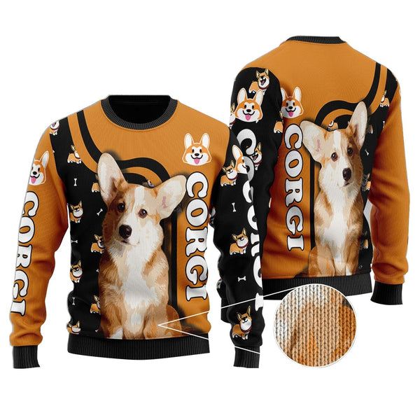 Corgi Dog Ugly Christmas Sweater | Adult | US2232