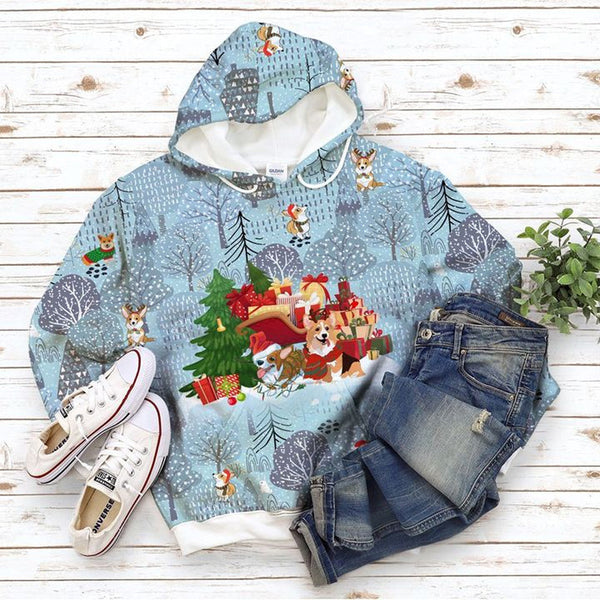 Corgi Forest Christmas 3D All Over Print | Adult | HP2154