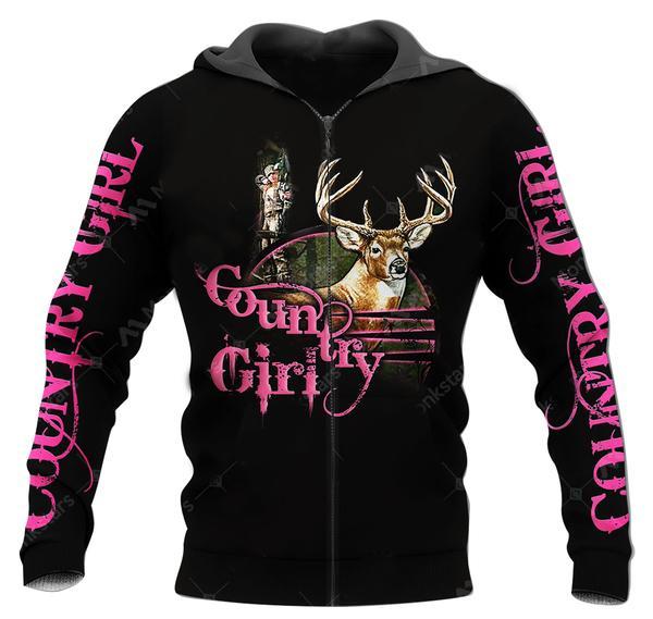 Country Girl Hunting 3D All Over Print | For Men & Women | Adult | HP615-BehighStyle