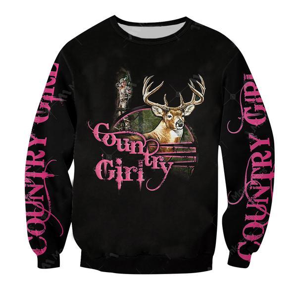 Country Girl Hunting 3D All Over Print | For Men & Women | Adult | HP615-BehighStyle