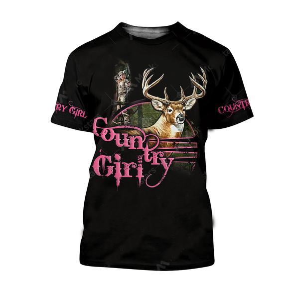 Country Girl Hunting 3D All Over Print | For Men & Women | Adult | HP615-BehighStyle