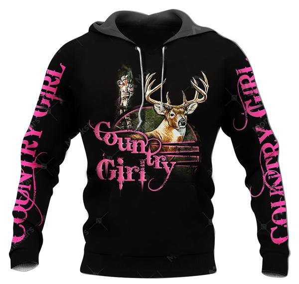 Country Girl Hunting 3D All Over Print | For Men & Women | Adult | HP615-BehighStyle