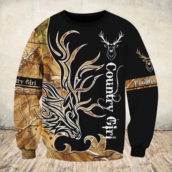 Country Girl Hunting 3D All Over Print | For Men & Women | Adult | HT4540-BehighStyle