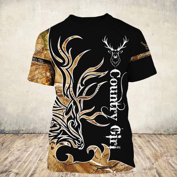 Country Girl Hunting 3D All Over Print | For Men & Women | Adult | HT4540-BehighStyle