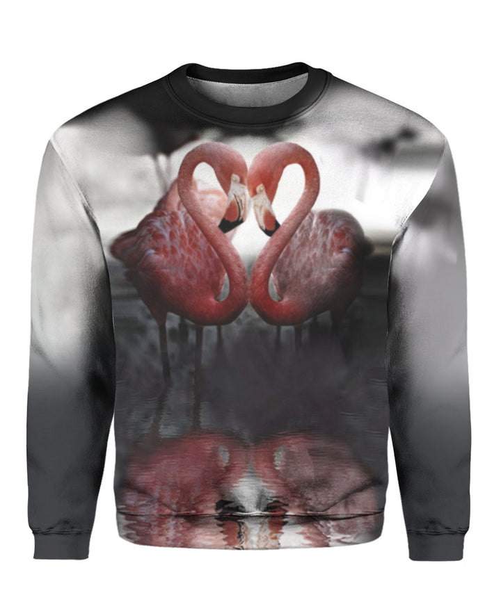 Couple Flamingo 3D All Over Print | For Men & Women | Adult | HP1034-BehighStyle