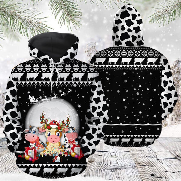 Cow Christmas 3D All Over Print | Adult | HP2369