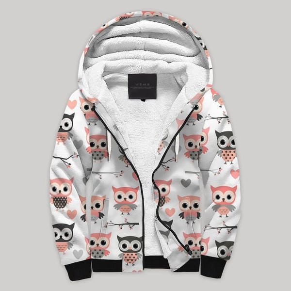 Cow Fleece Zip Hoodie All Over Print | FZ899
