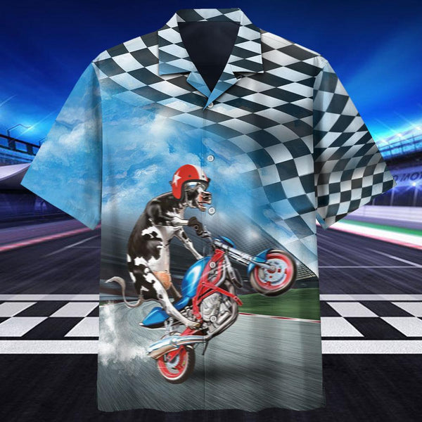 Cow Racing Hawaiian Shirt | For Men & Women | HW2160-BehighStyle