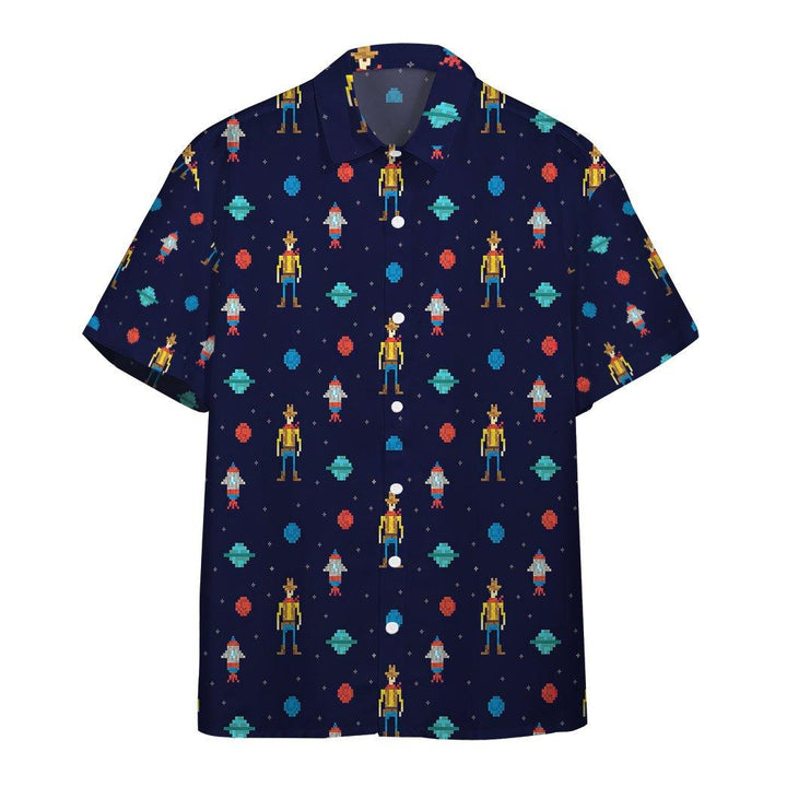 Cowboy In Space Hawaiian Shirt | For Men & Women | HW1547-BehighStyle