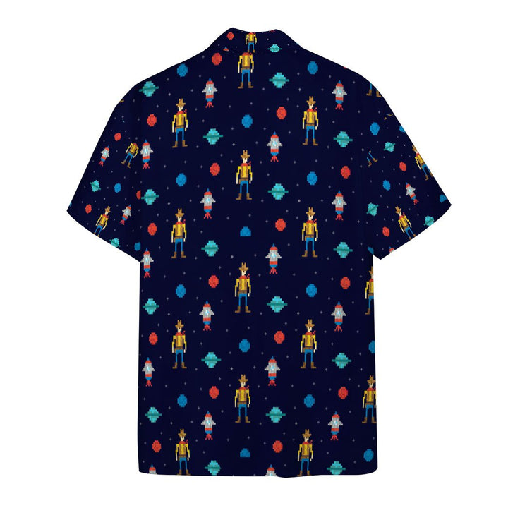 Cowboy In Space Hawaiian Shirt | For Men & Women | HW1547-BehighStyle