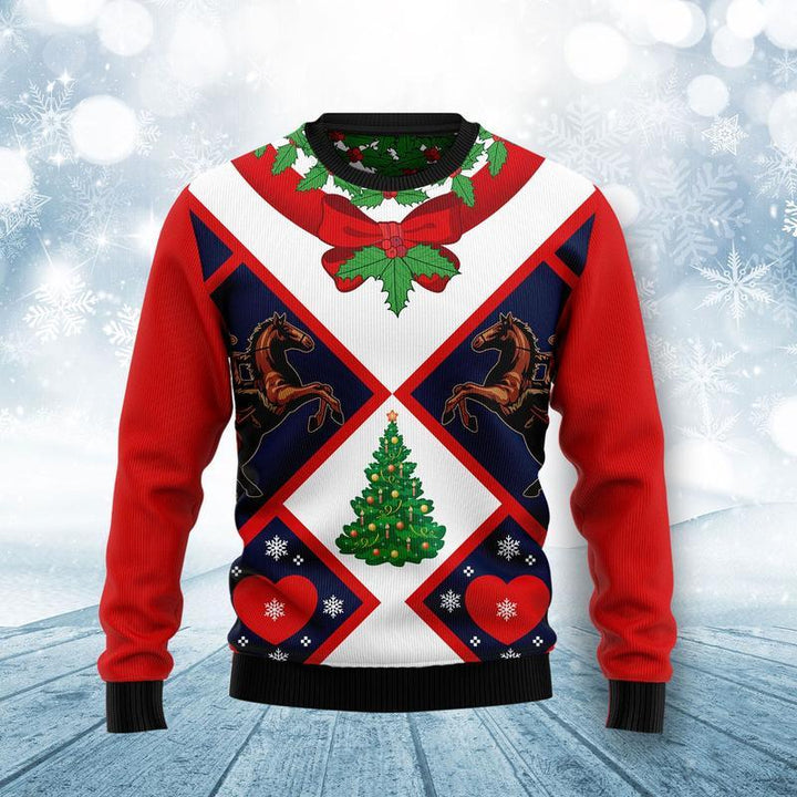 Cowboy Merry Christmas Ugly Christmas Sweater | For Men & Women | Adult | US1531-BehighStyle