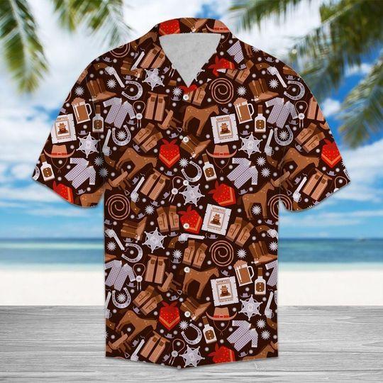 Cowboy Wild West Multicolor Nice Aloha Hawaiian Shirt | For Men & Women | HW697-BehighStyle