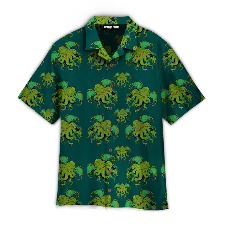 Cthulhu Pattern Hawaiian Shirt | For Men & Women | HW2162-BehighStyle