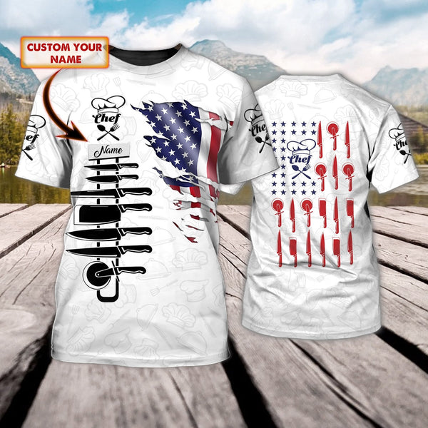 Master Chef Custom Name 3D All Over Print | Adult | CN384