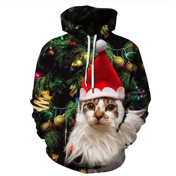 Cute Cat Christmas 3D All Over Print | Adult | HP2546