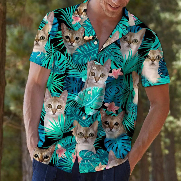 Cute Cat Hawaiian Shirt | HW3099