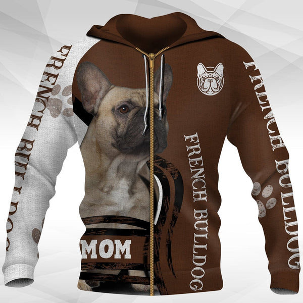 Cute French Bulldog Mom 3D All Over Print | For Men & Women | Adult | HP1492-BehighStyle