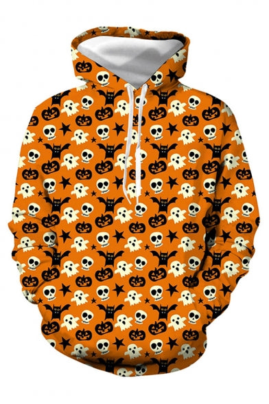 Cute Pumpkin Skull 3D All Over Print | For Men & Women | Adult | HP2080-BehighStyle