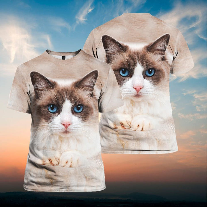 Cute Ragdoll Cat 3D All Over Print | For Men & Women | Adult | HP143-BehighStyle