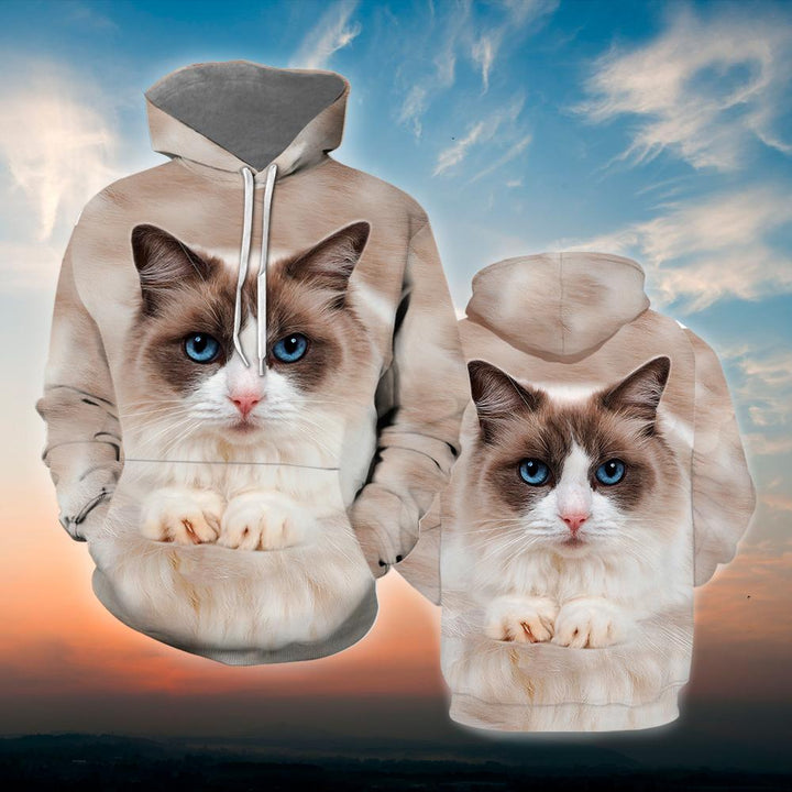 Cute Ragdoll Cat 3D All Over Print | For Men & Women | Adult | HP143-BehighStyle