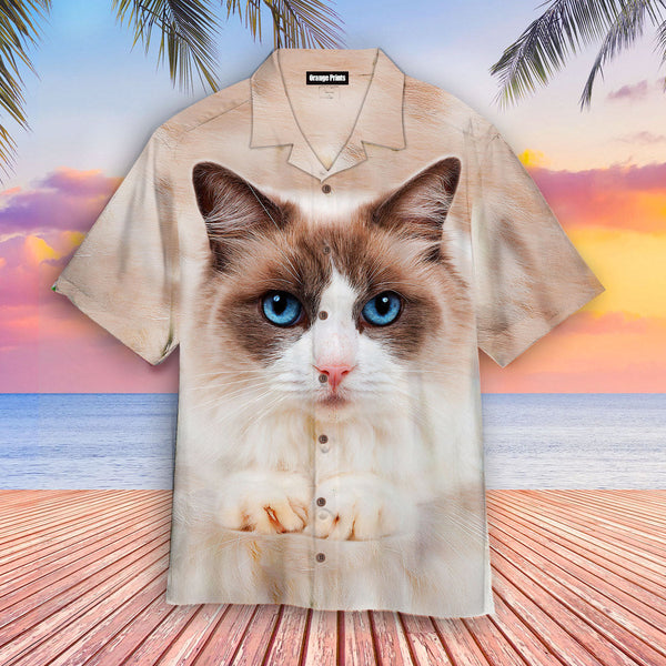 Cute Ragdoll Cat Aloha Hawaiian Shirt | For Men & Women | HW529-BehighStyle