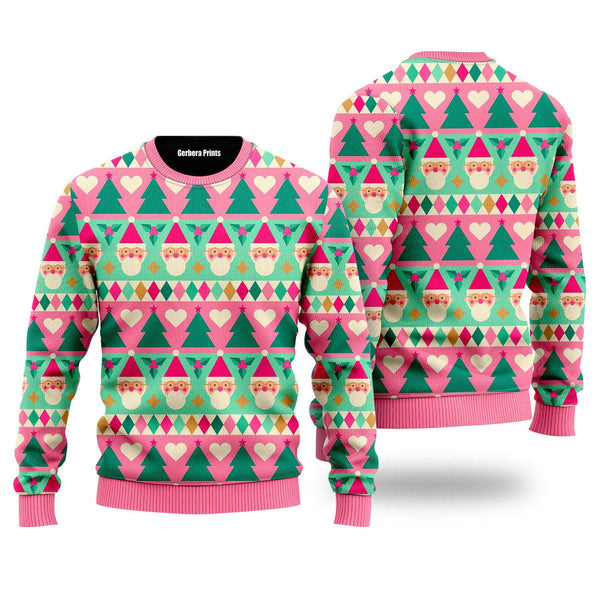 Cute Christmas Geometric Elements Ugly Christmas Sweater | Adult | US2502
