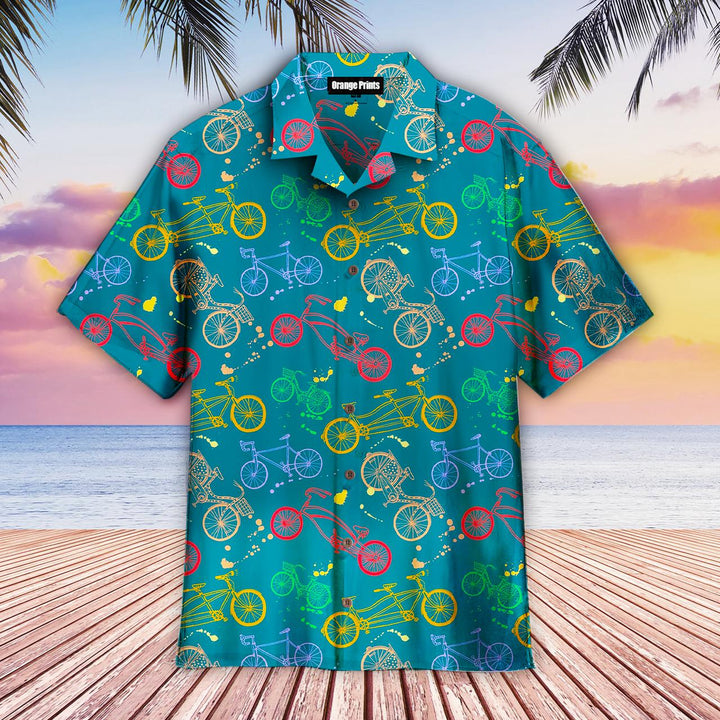 Cycling Life Is Like Riding A Bicycle Hawaiian Shirt | For Men & Women | HW1923-BehighStyle