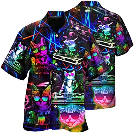 DJ Cat Life Hawaiian Shirt | For Men & Women | HW2125-BehighStyle