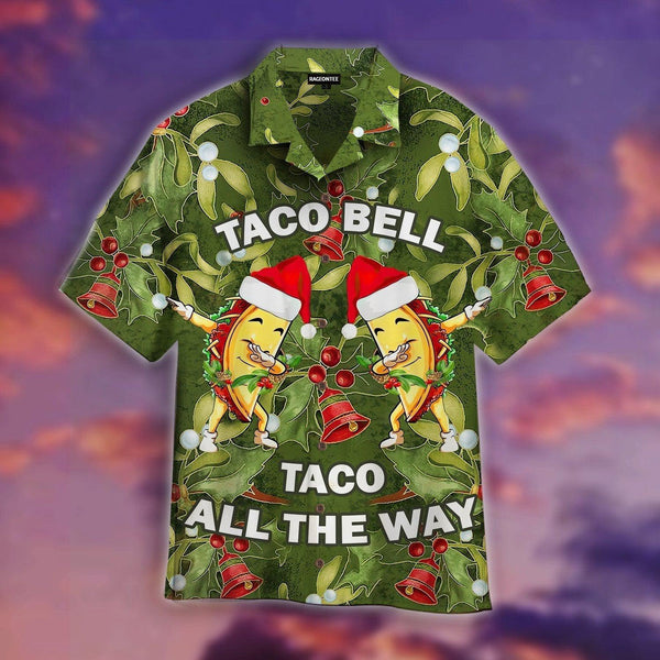 Dabbing Taco Bell Christmas Hawaiian Shirt | For Men & Women | HW2746-BehighStyle