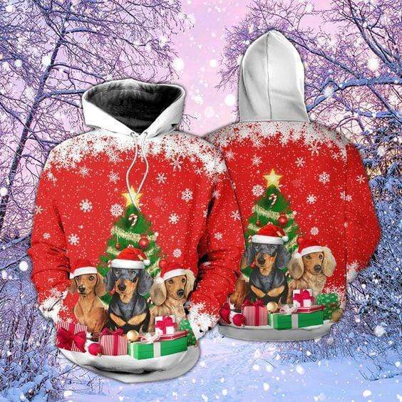 Dachshund Dog Christmas 3D All Over Print | Adult | HP2599