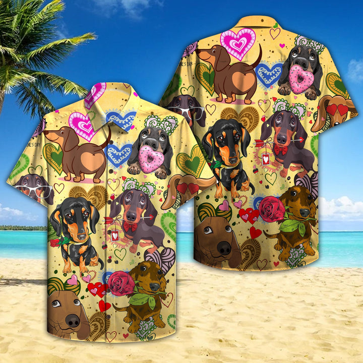 Dachshund Dog Hawaiian Shirt | For Men & Women | HW1399-BehighStyle