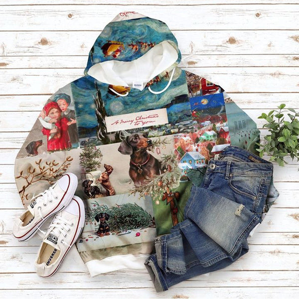 Dachshund Memories Christmas 3D All Over Print | Adult | HP2182
