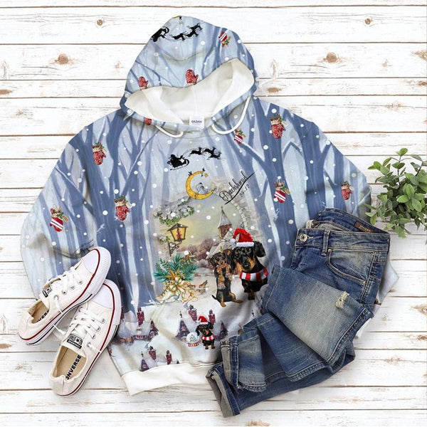 Dachshund Mysterious Christmas 3D All Over Print | For Men & Women | Adult | HP1970-BehighStyle