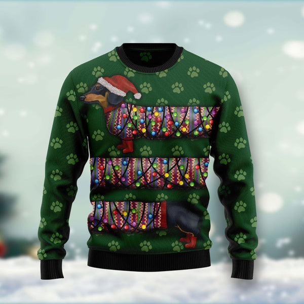 Dachshund Ugly Christmas Sweater | For Men & Women | Adult | US1578-BehighStyle