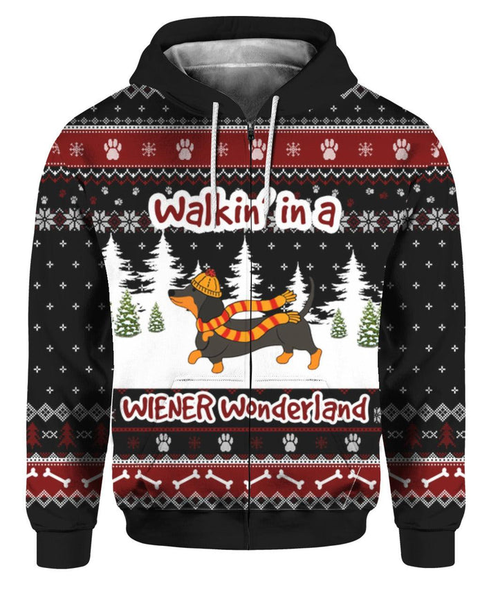 Dachshund Wiener Wonderland 3D All Over Print | For Men & Women | Adult | HP1251-BehighStyle