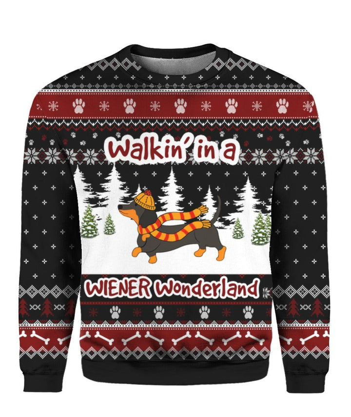 Dachshund Wiener Wonderland 3D All Over Print | For Men & Women | Adult | HP1251-BehighStyle