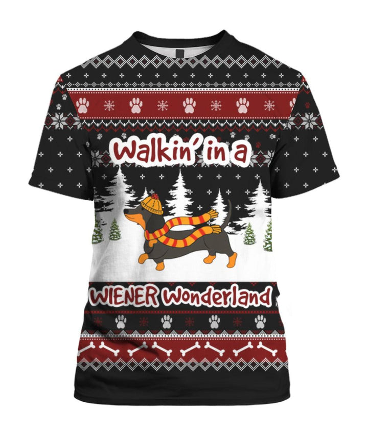 Dachshund Wiener Wonderland 3D All Over Print | For Men & Women | Adult | HP1251-BehighStyle